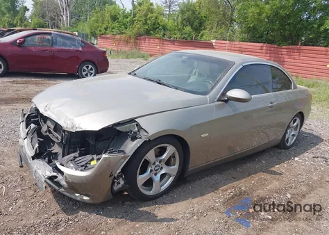 2008 BMW 328I z USA, uszkodzony, nr VIN WBAWL13568PX19865